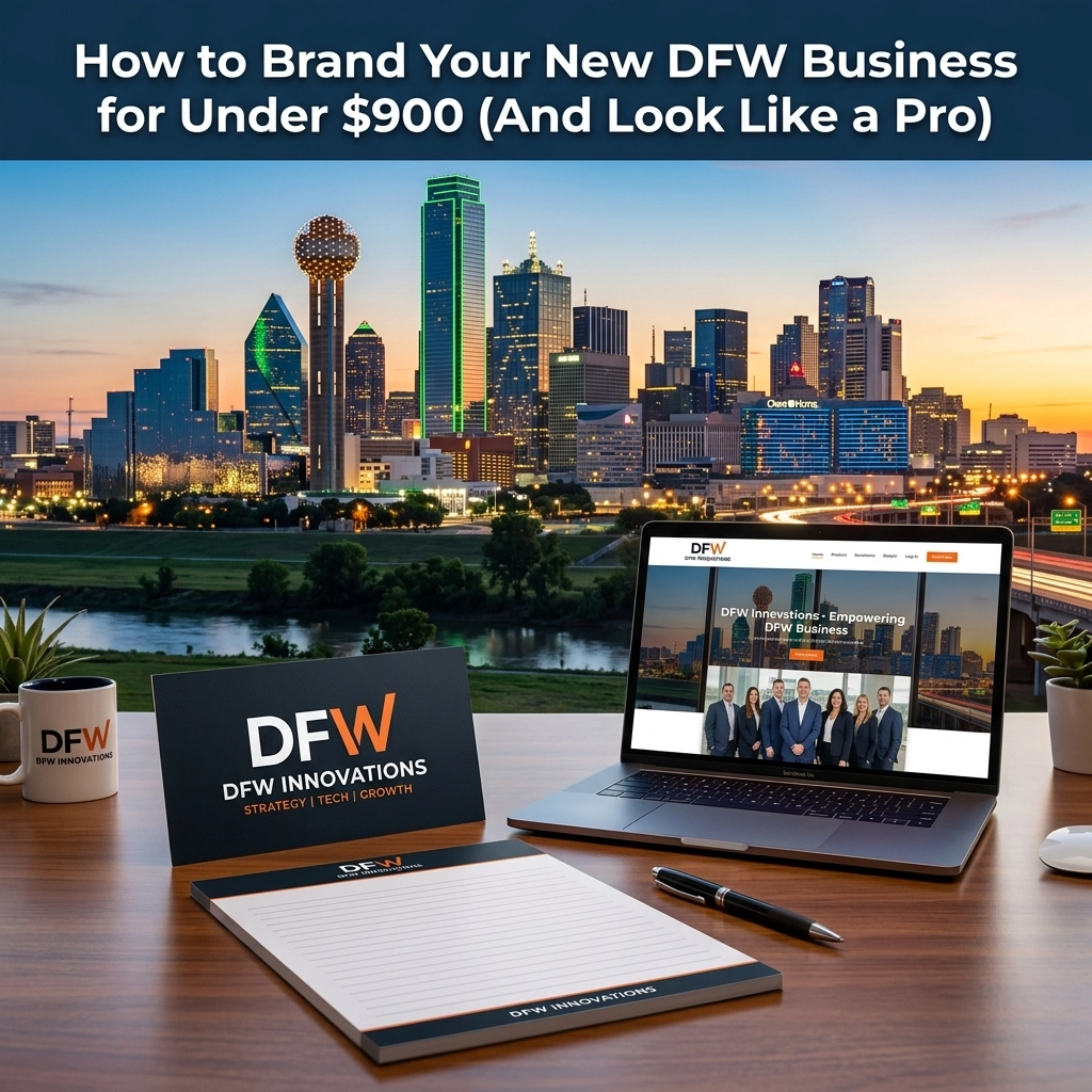 How to Brand Your New DFW Business for Under $900 (And Look Like a Pro)