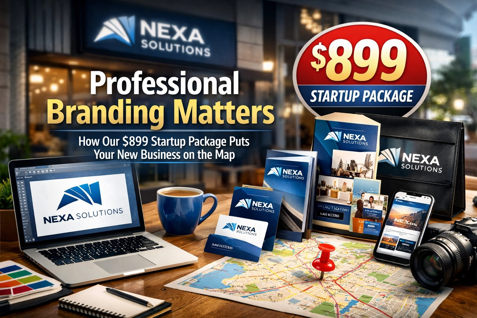 Professional Branding Matters: How Our $899 Startup Package Puts Your New Business on the Map