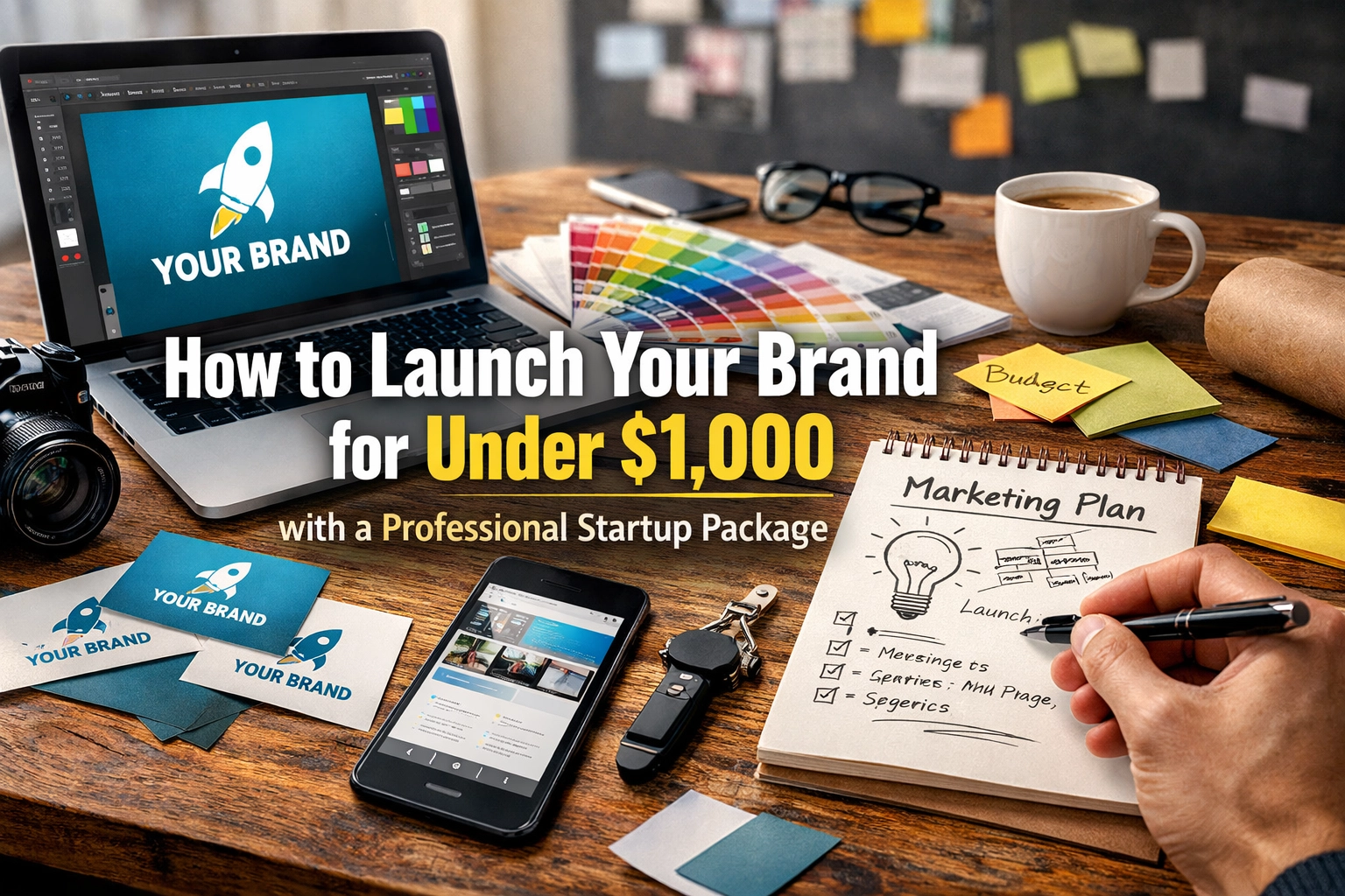 How to Launch Your Brand for Under $1,000 with a Professional Startup Package