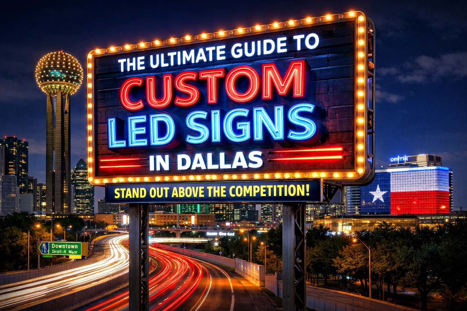 The Ultimate Guide to Custom LED Signs in Dallas: Everything You Need to Stand Out Above the Competition