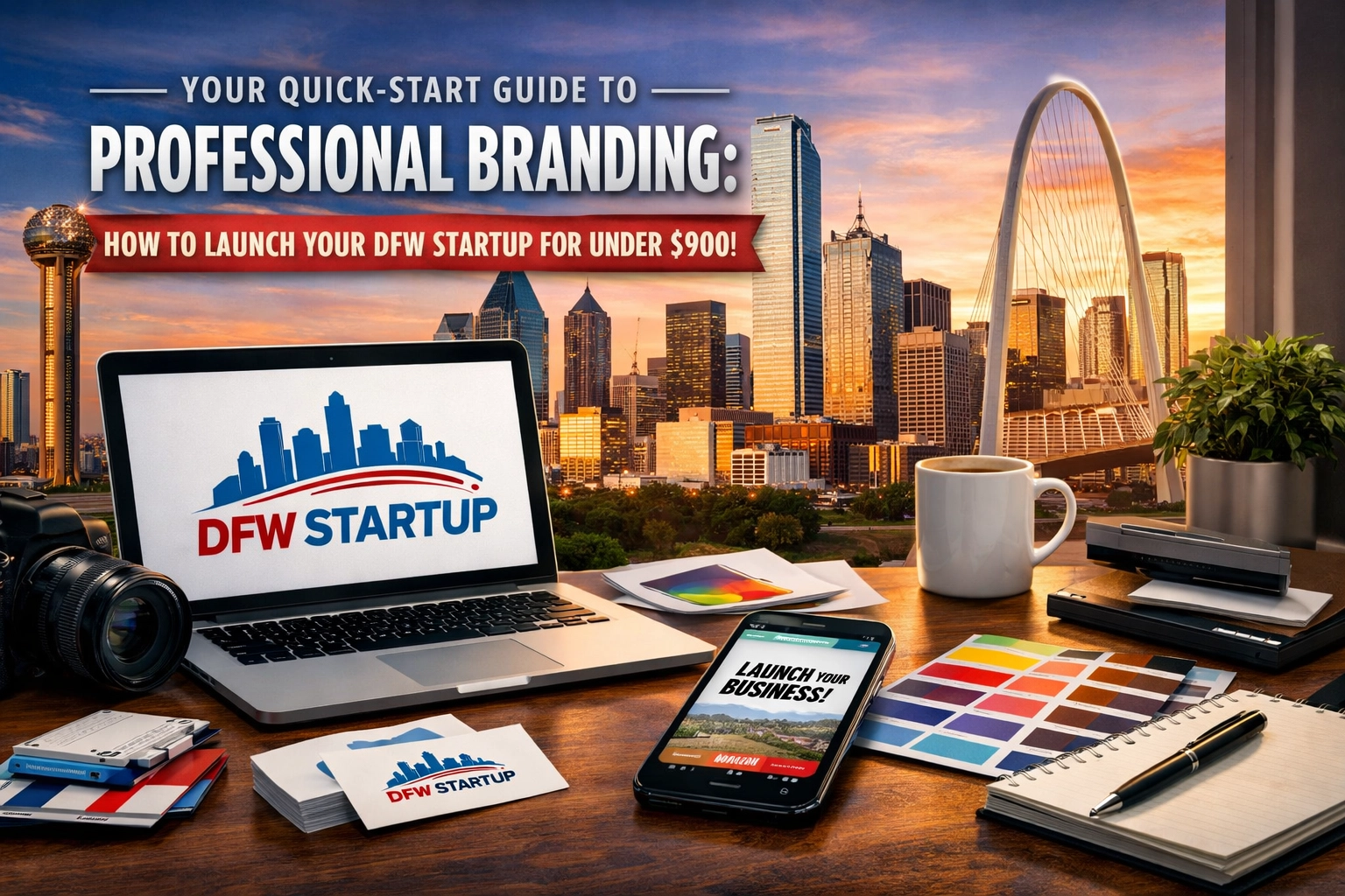 Your Quick-Start Guide to Professional Branding: How to Launch Your DFW Startup for Under $900