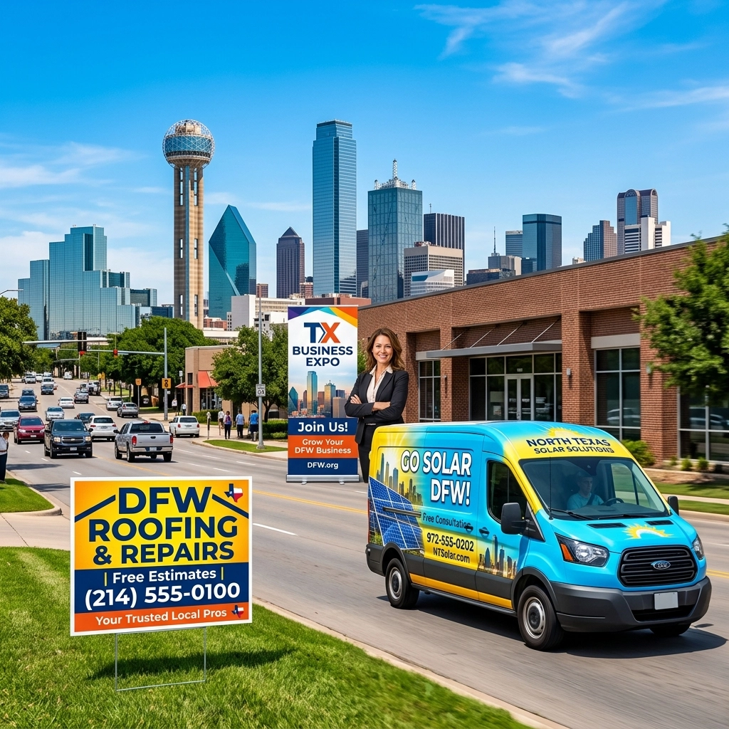 Yard Signs, Pop-Up Banners, and Car Wraps: 3 Proven Marketing Ideas for DFW
