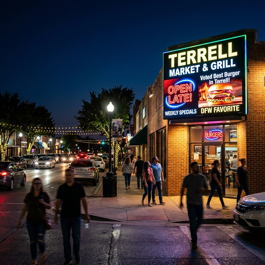Why a Vibrant LED Sign Upgrade Will Change the Way You Attract Customers in Terrell and DFW