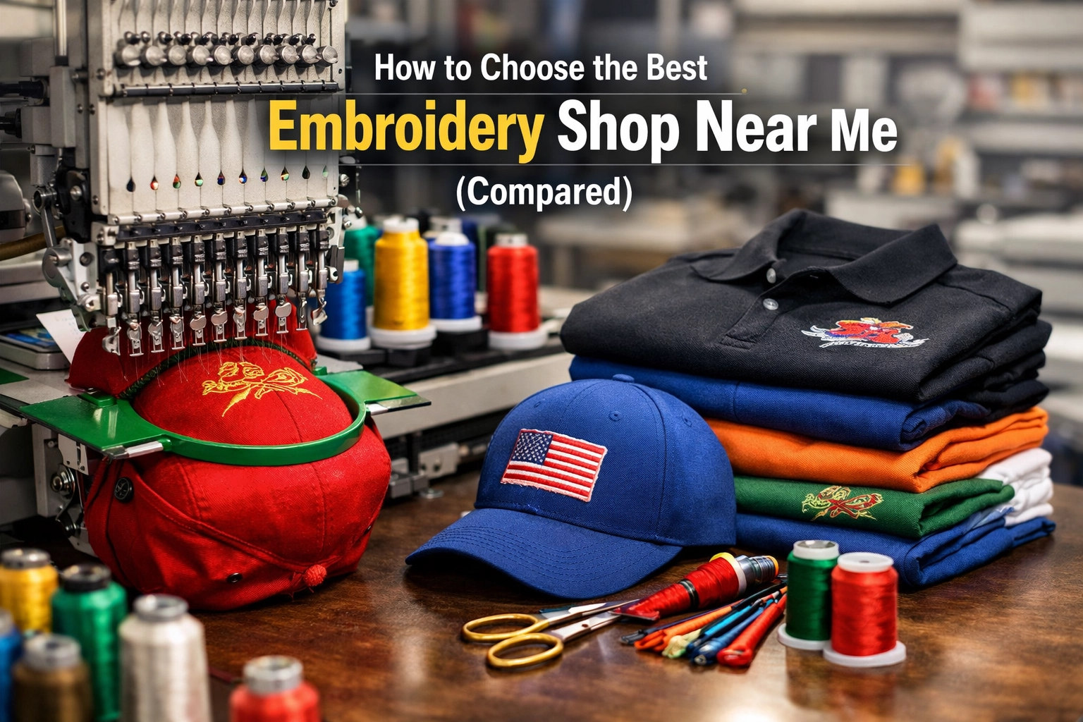 How to Choose the Best Embroidery Shop Near Me (Compared)