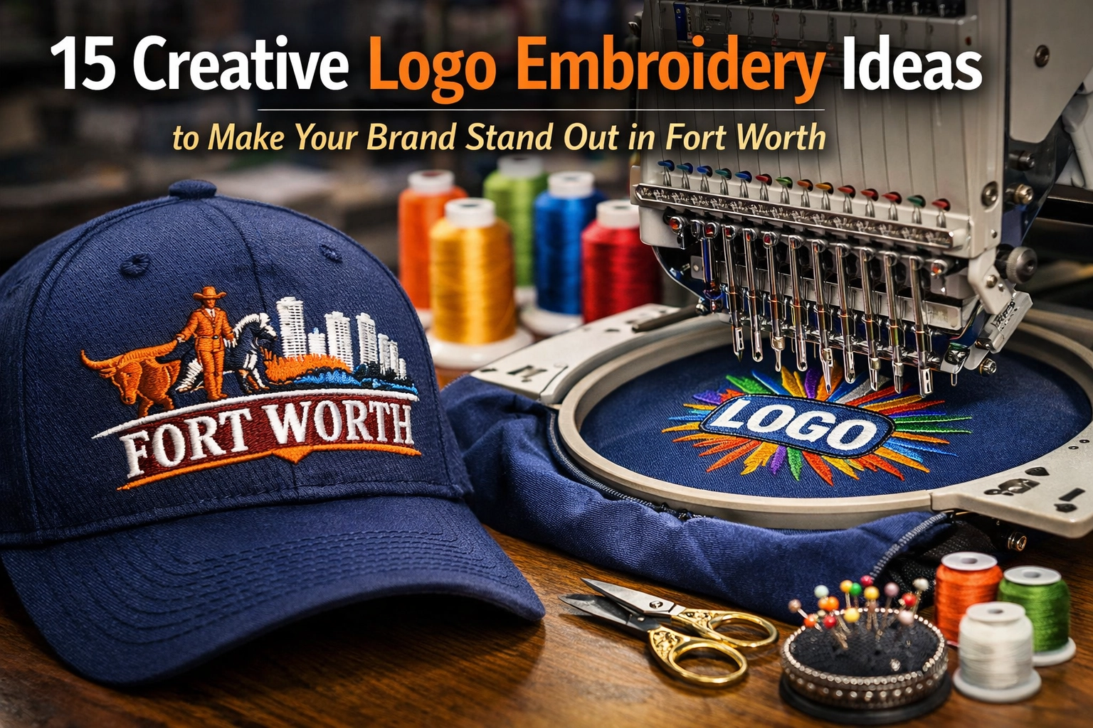 15 Creative Logo Embroidery Ideas to Make Your Brand Stand Out in Fort Worth